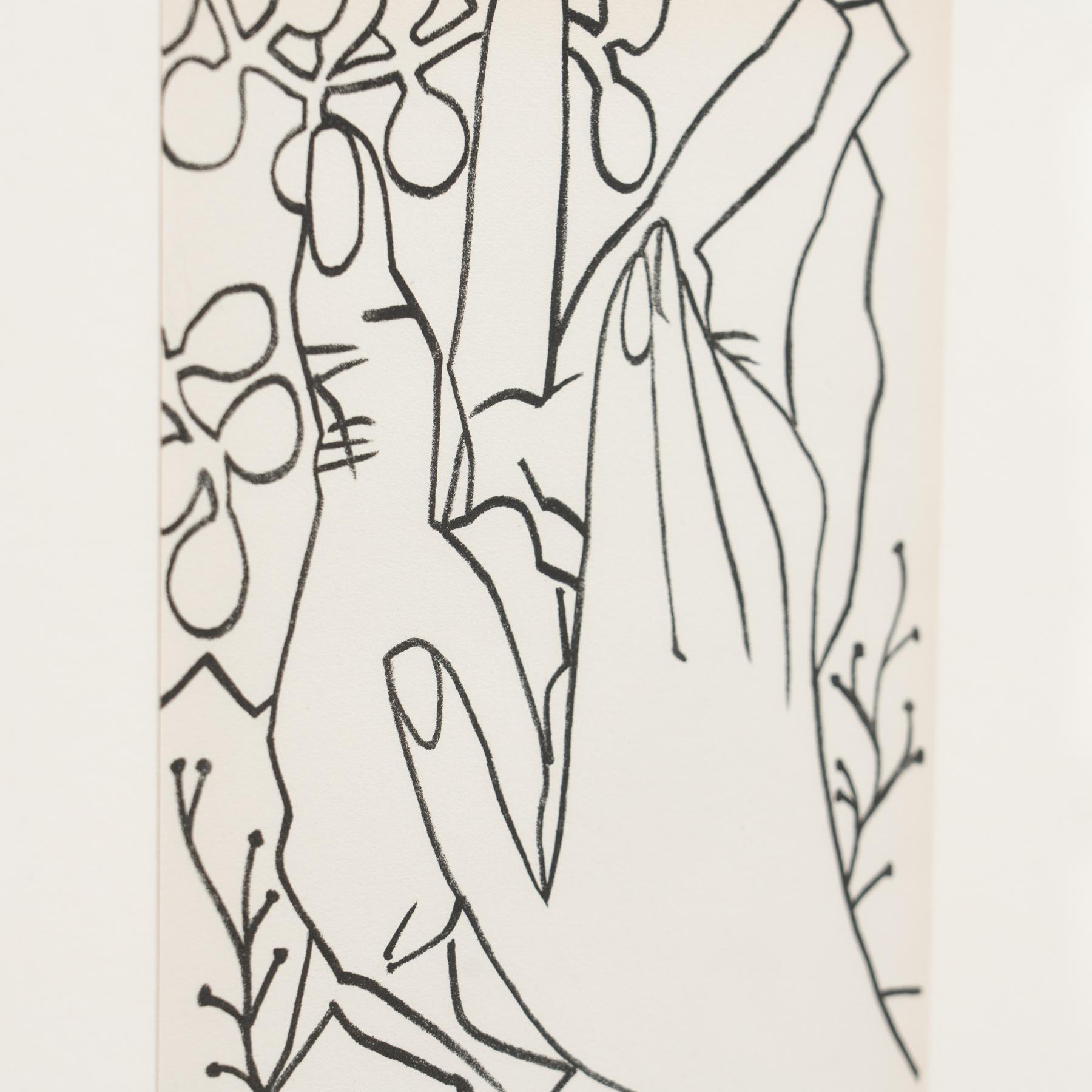 Françoise Gilot Lithograph 'The Caress', 1951 For Sale 5