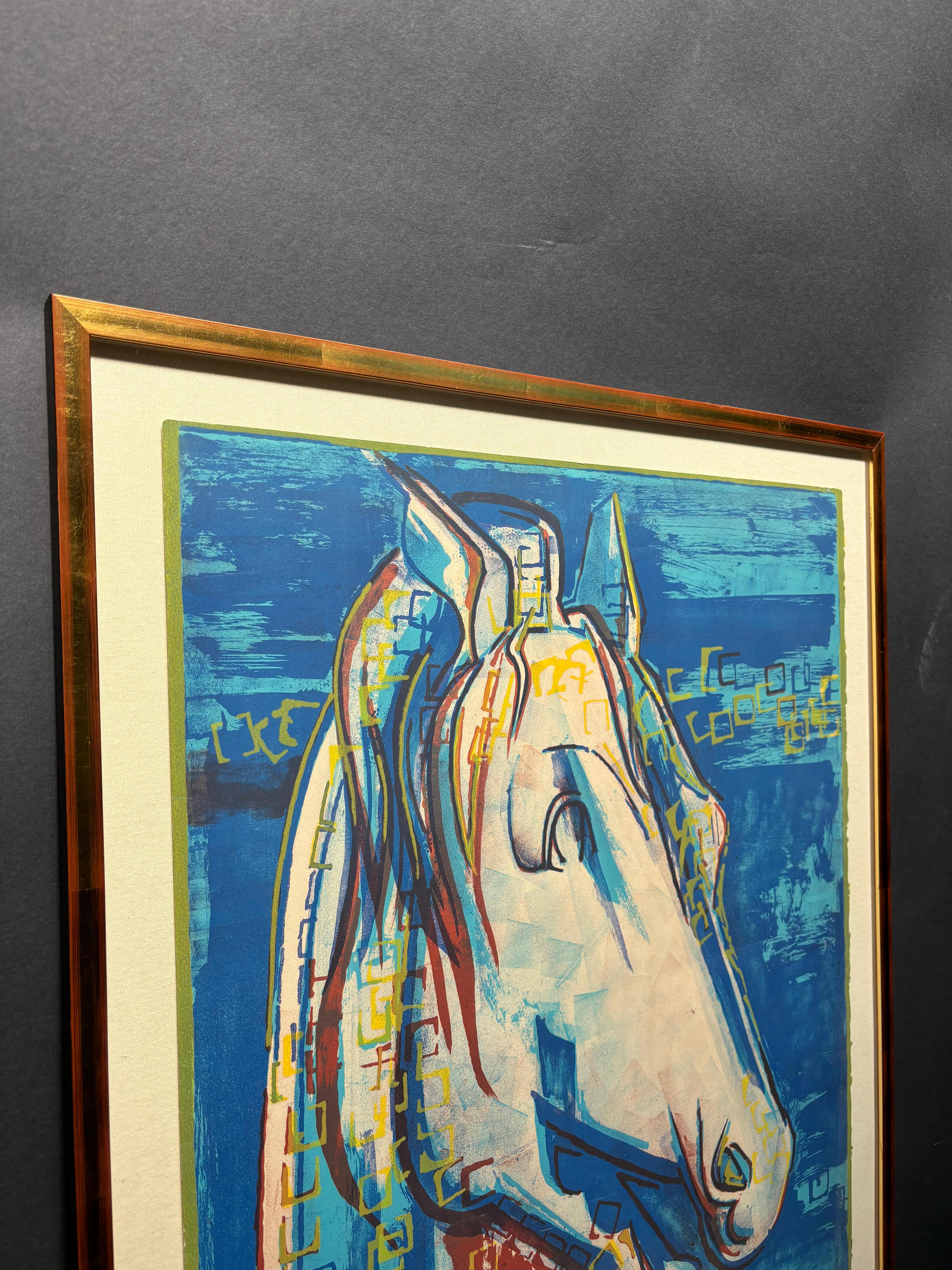 Francois Gilot Lithographie Das griechische Pferd im Zustand „Hervorragend“ im Angebot in Los Angeles, CA