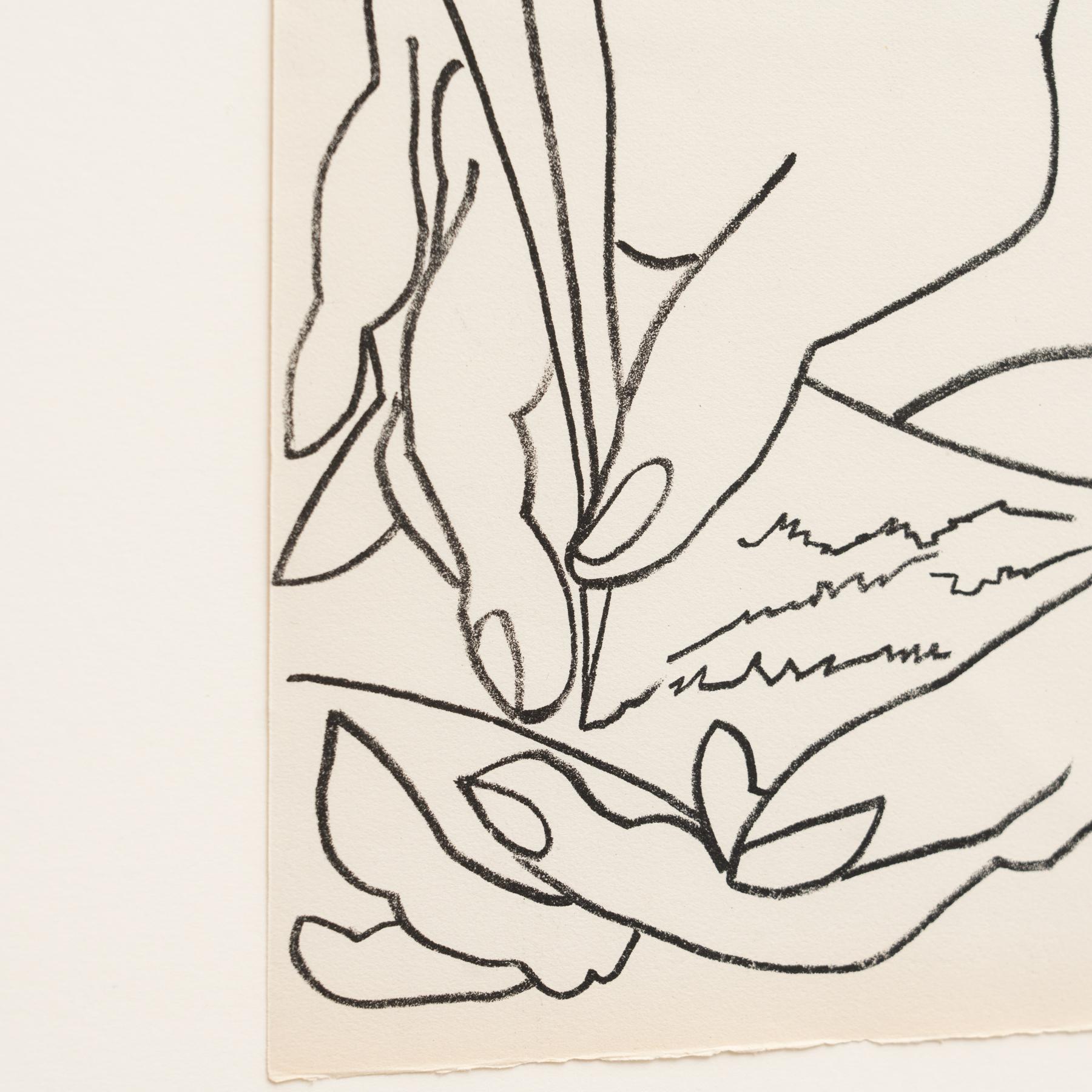 Françoise Gilot Lithograph 'The Love Letter', 1951 For Sale 5