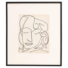 François Gilot Original Lithograph: Timeless Beauty in Classic Framing, 1951