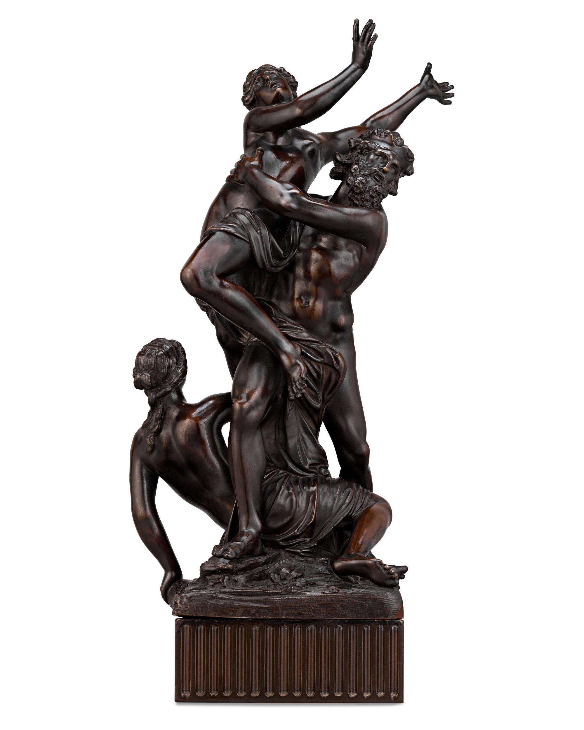 Bronce de Plutón raptando a Proserpina según François Girardon
