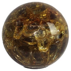 François Godebski resin ball big fracturated resin