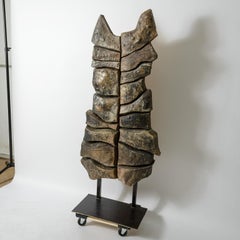 Francois Gueneau Standing Ceramic Sculpture