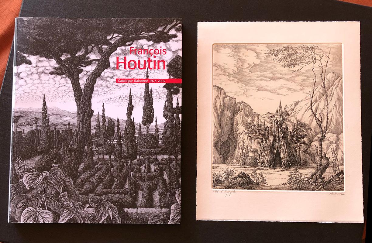 Francois Houtin Catalogue Raisonne,  with print 1er Nymphée For Sale 1