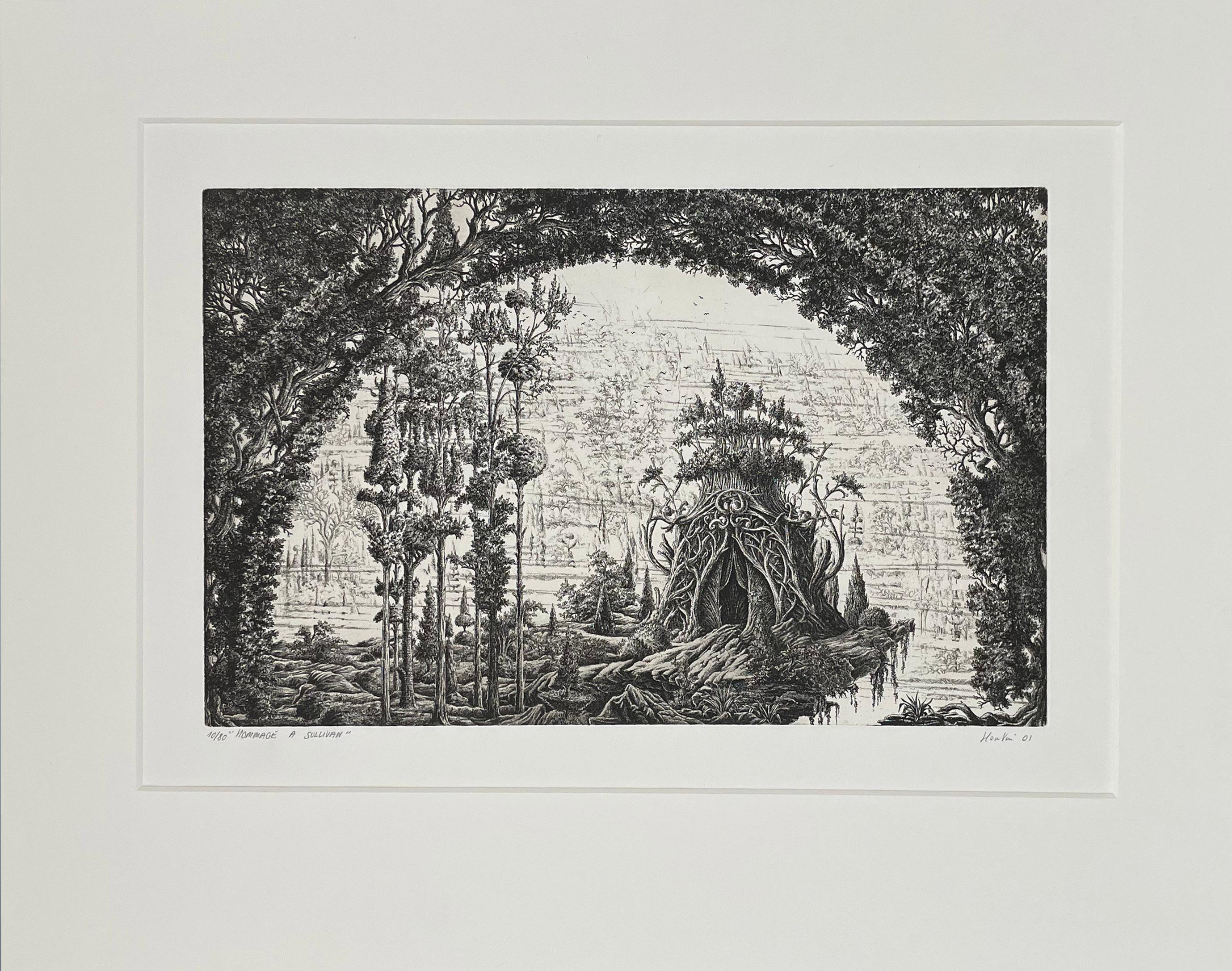 Hommage A Sullivan - Print by François Houtin