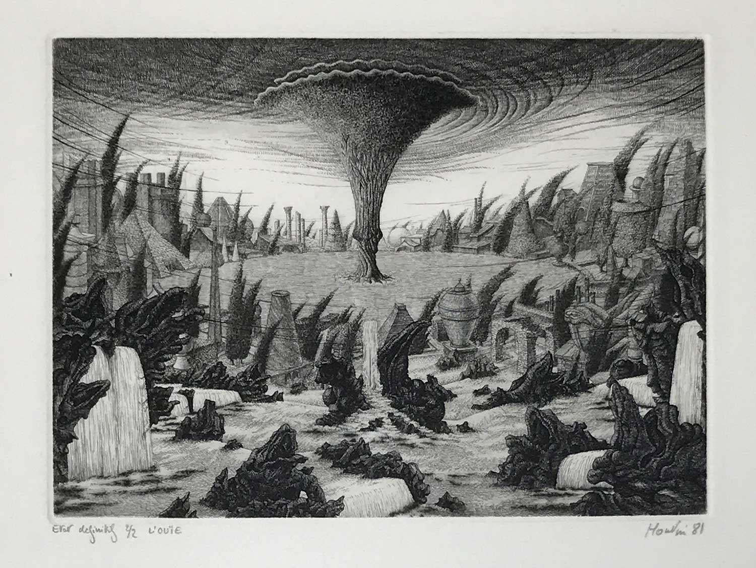 L'Ouie , by Francois Houtin - Print by François Houtin
