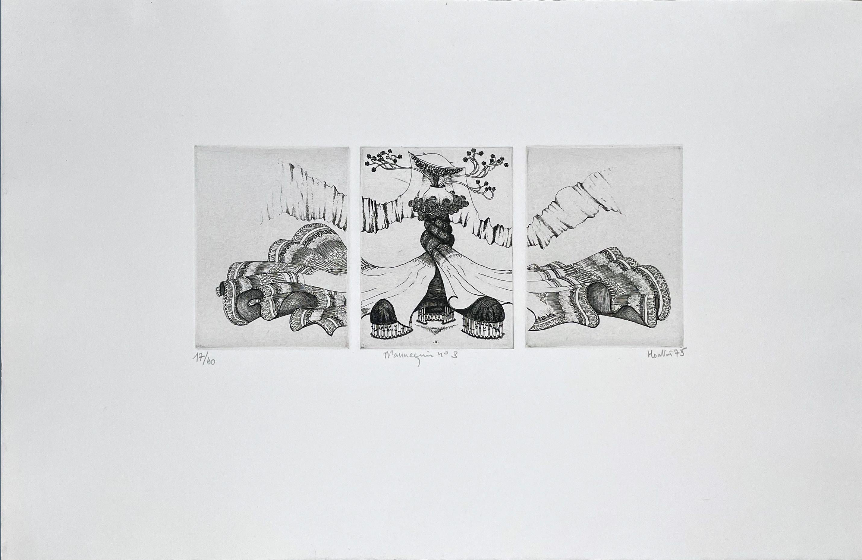 Mannequin n° 3, de Francois Houtin - Print de François Houtin