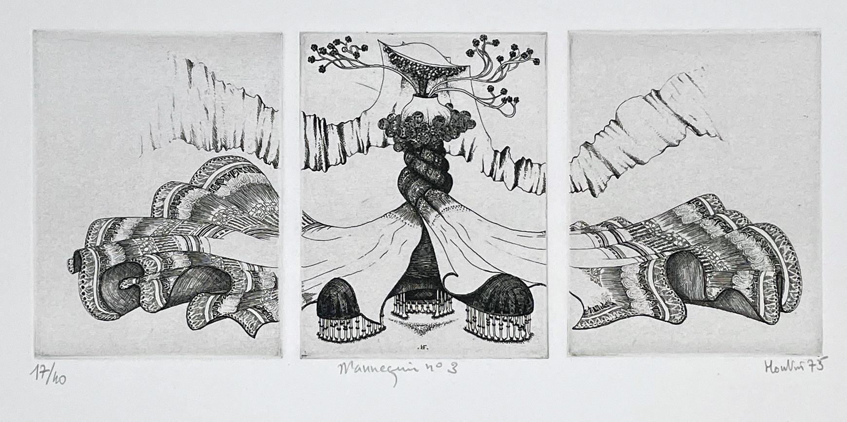 Landscape Print François Houtin - Mannequin n° 3, de Francois Houtin