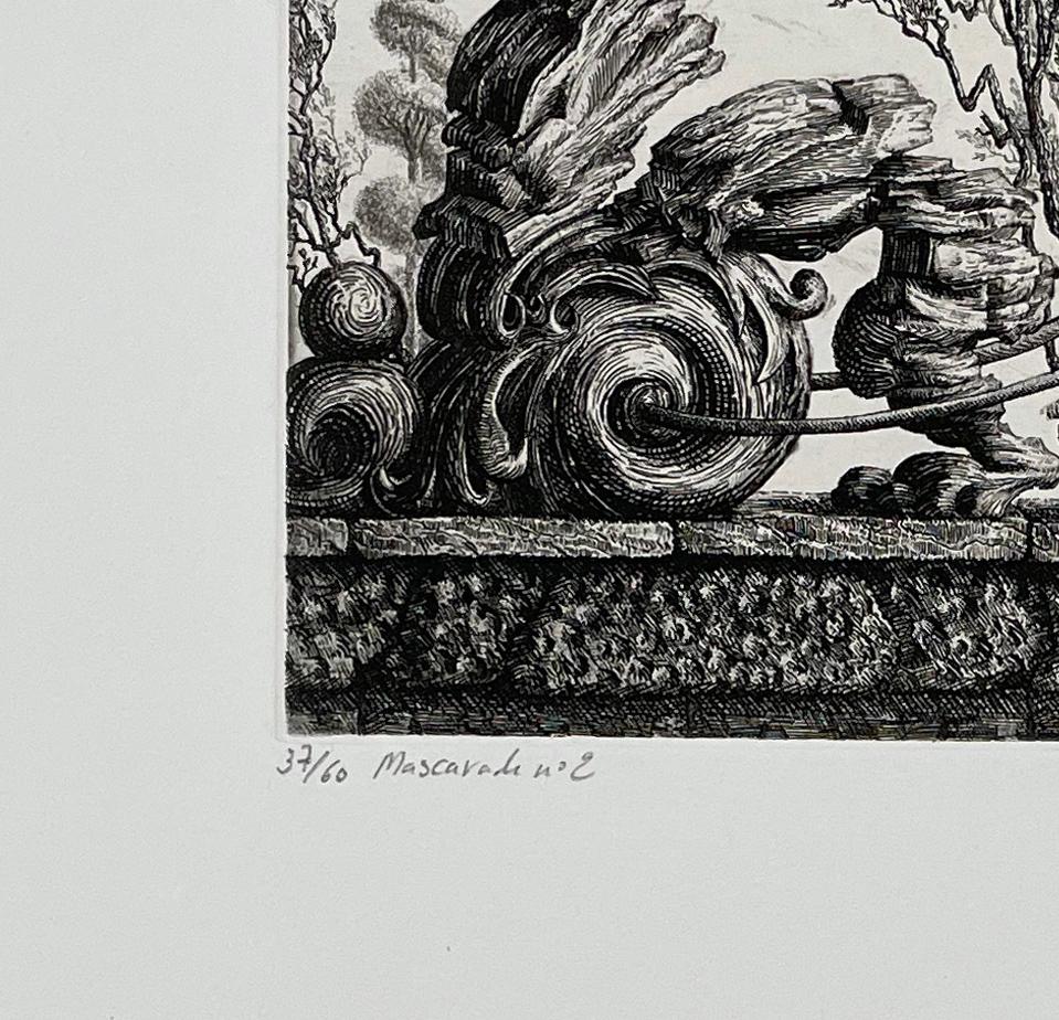 Mascarade No.2, by Francois Houtin - Contemporary Print by François Houtin