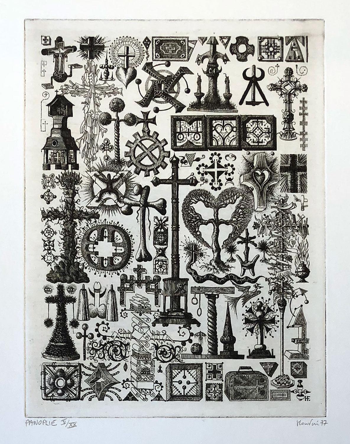 François Houtin Landscape Print - Panoplie