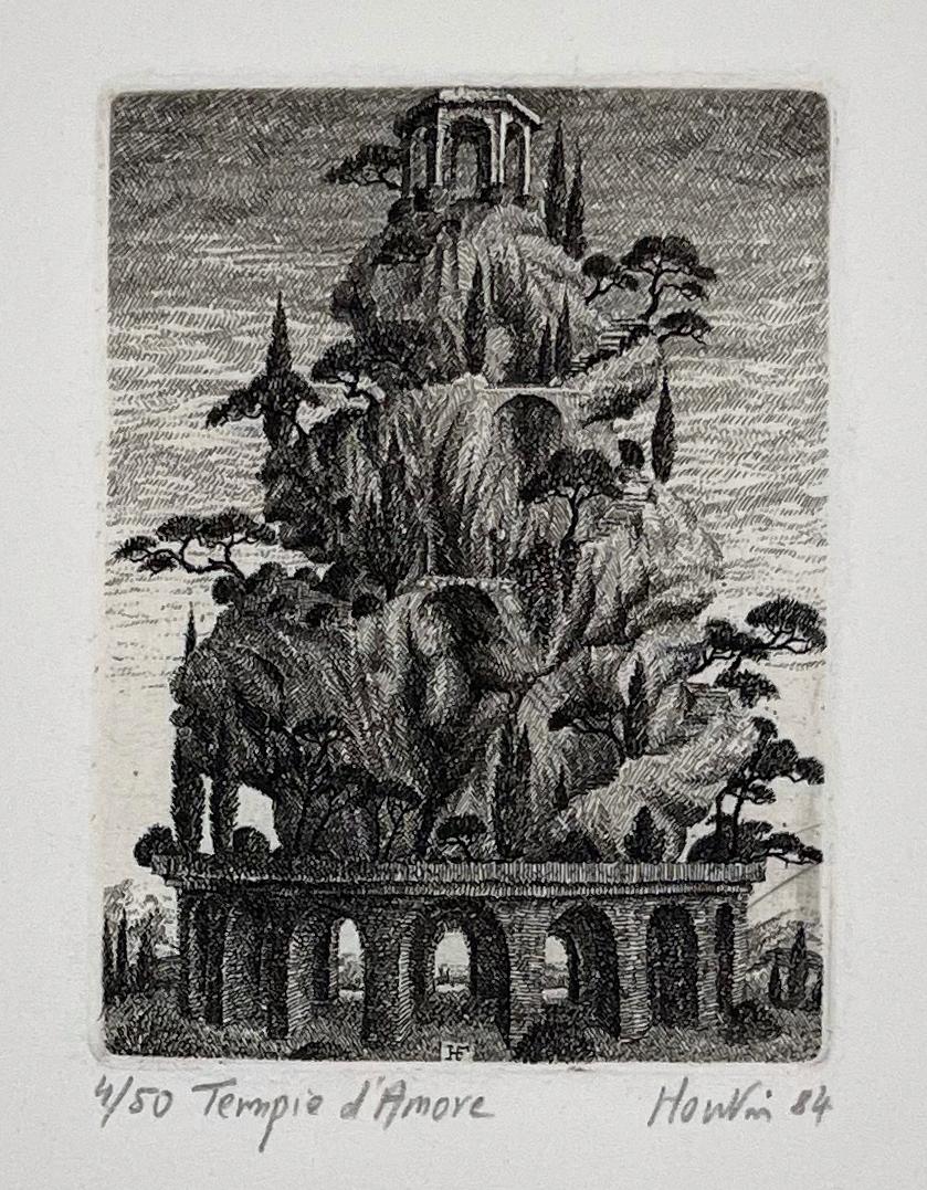 Tempio d'Amore - Contemporary Print by François Houtin