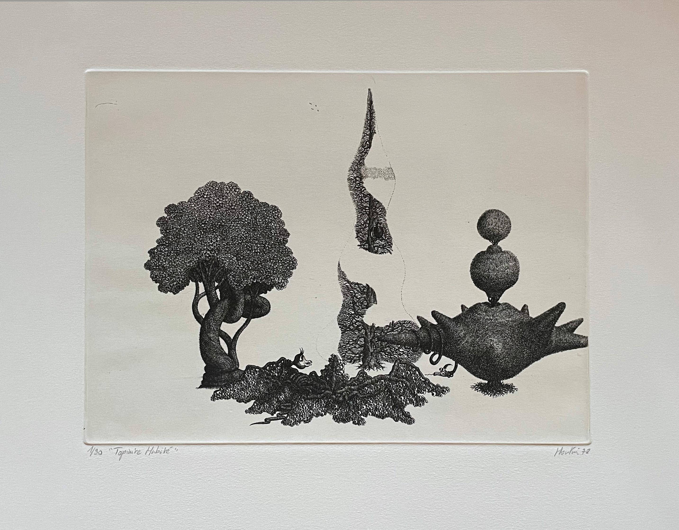 Topiaire Habite - Print de François Houtin