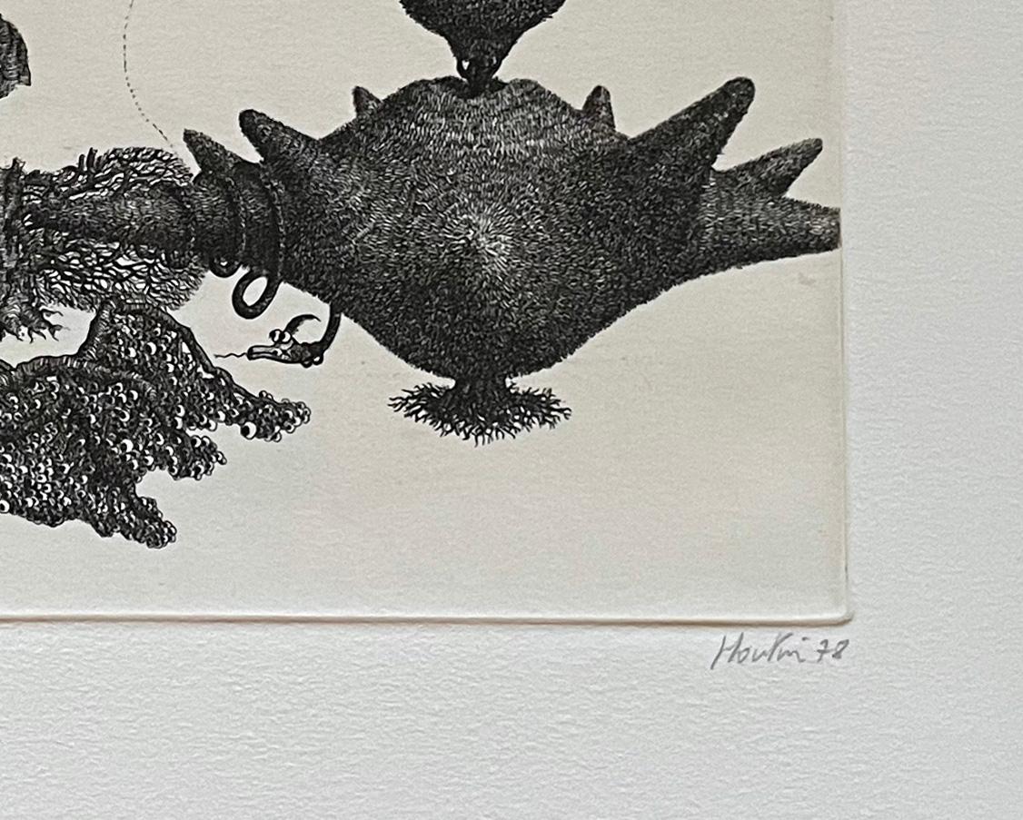 Topiaire Habite - Print Contemporáneo de François Houtin