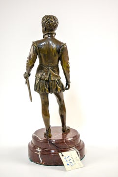 19th-century French bronze statuette depicting King Henry IV of France