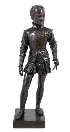 Francois Bosio "Henry IV" Patinated Bronze