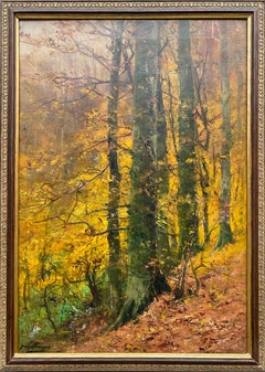 Autumn Forest Scene, Joseph-Charles Francois, Brussels 1851 – 1940, Signed