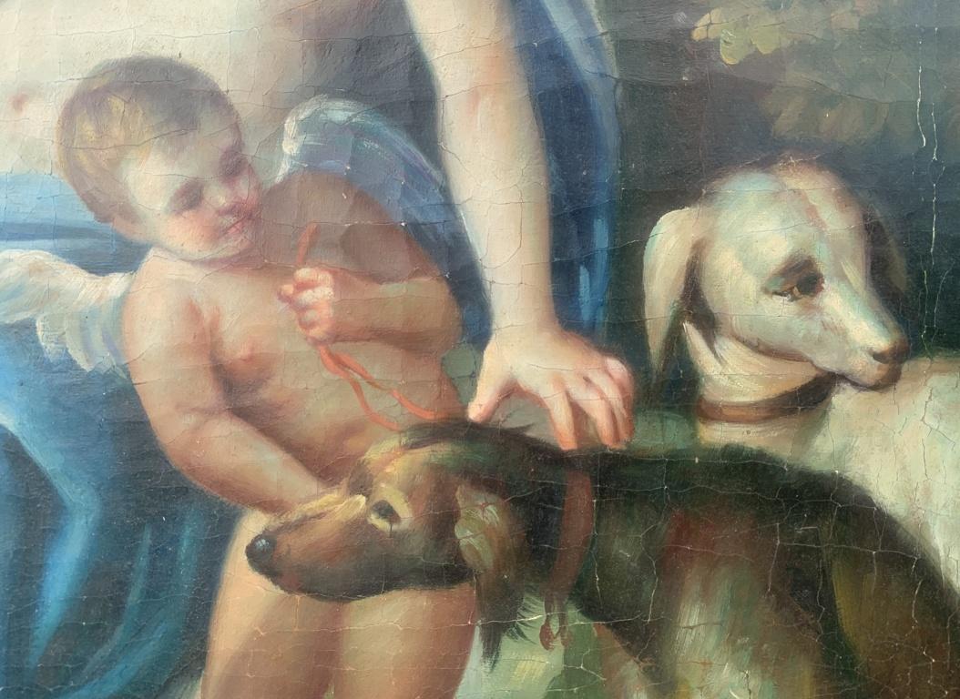 François Lemoyne follower - 19th century figure painting - Mythological scene For Sale 7
