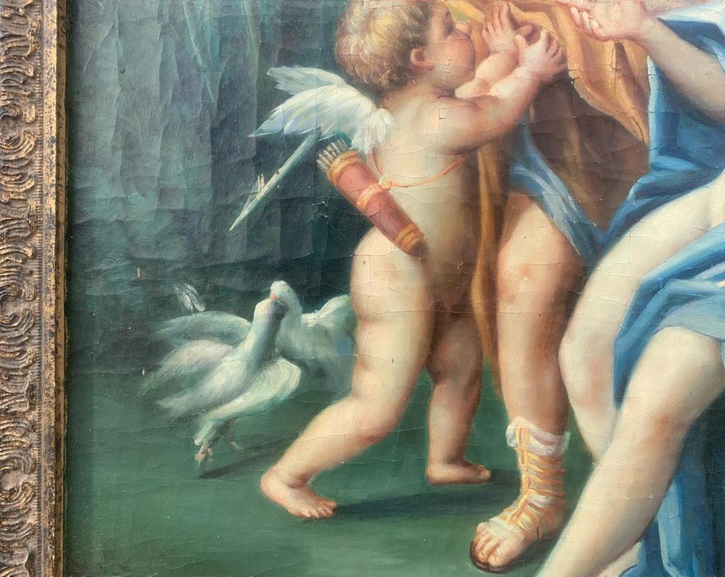 François Lemoyne follower - 19th century figure painting - Mythological scene For Sale 1