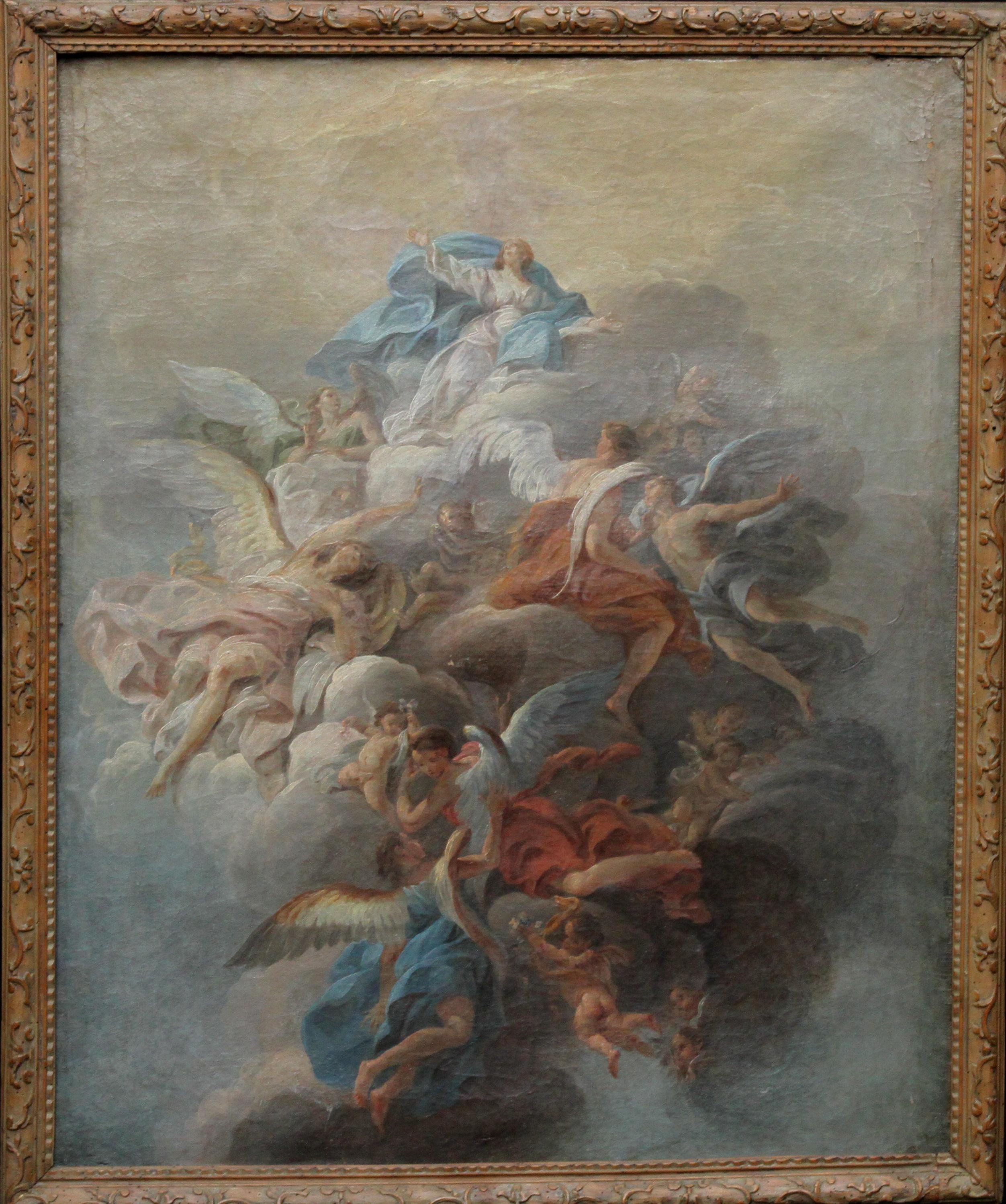 The Assumption - French Renaissance  Old Master religious oil painting 8