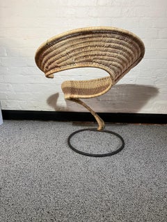 François Liguori 'Zest' Lounge Chairs - Wicker/Rattan originale - 1988 - Set di 2