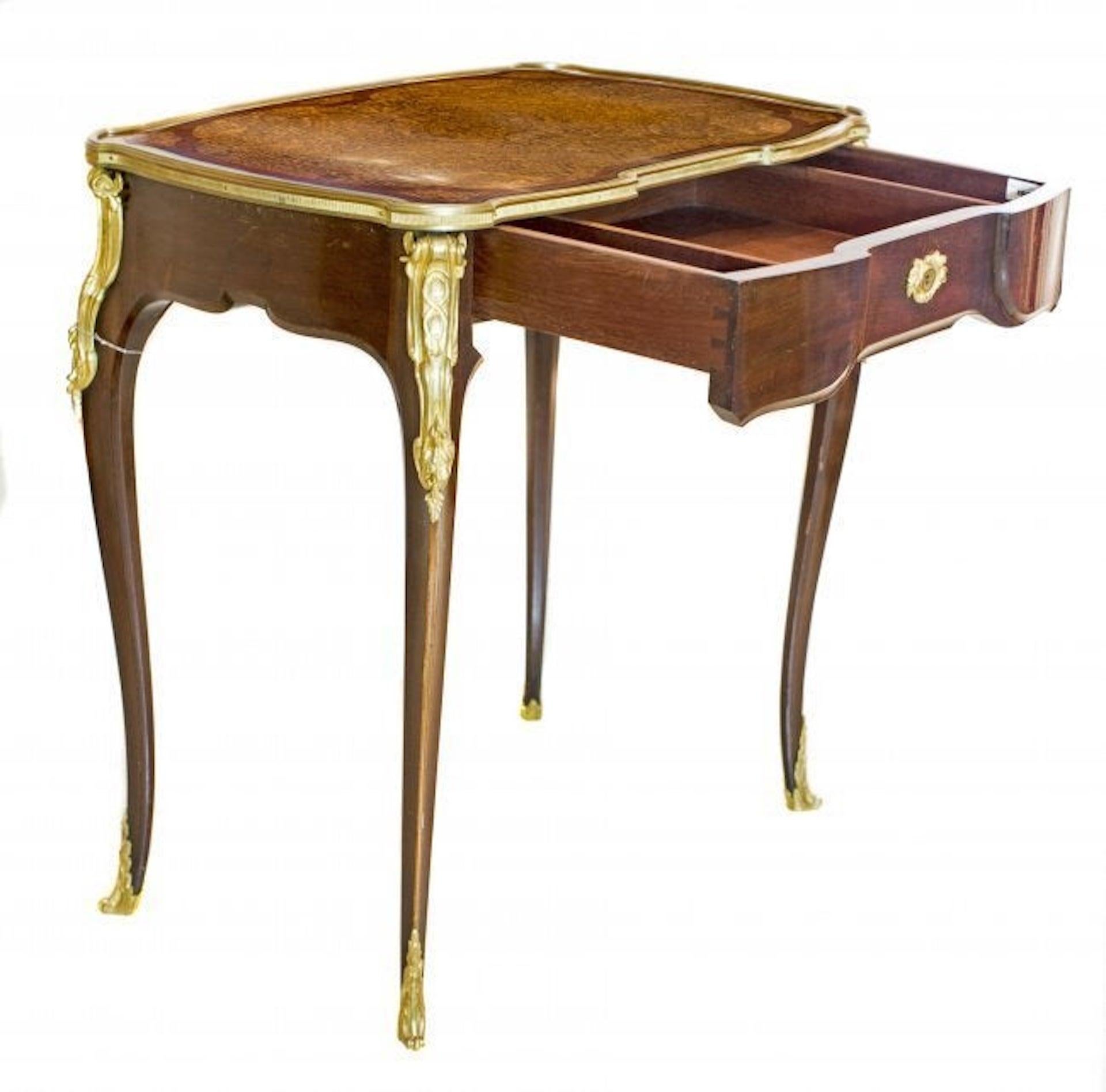 François Linke Table a Ecrire, Index Number 1660 In Good Condition For Sale In West Palm Beach, FL