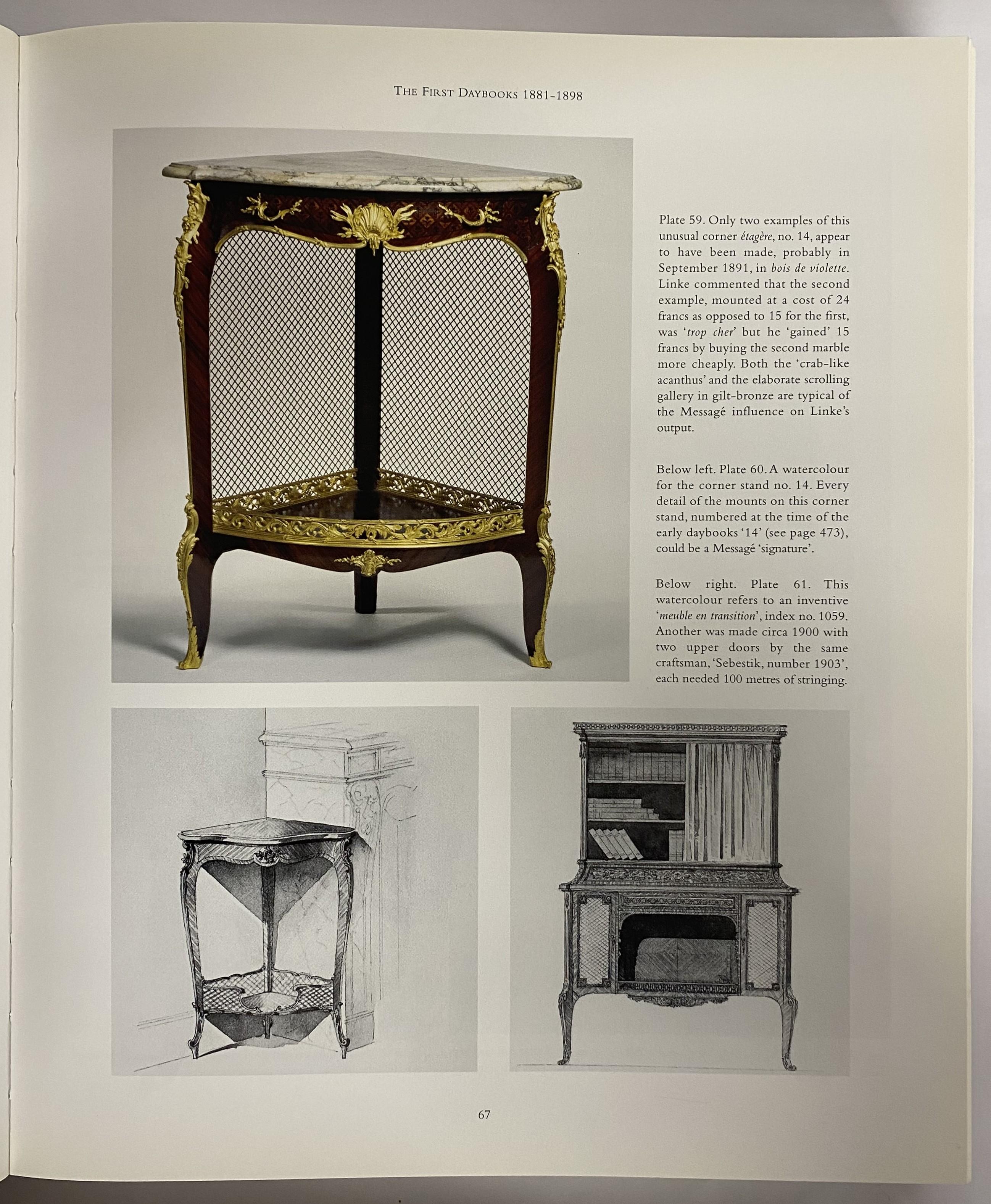 Francois Linke 1855-1946, the Belle Epoque of French Furniture by C Payne (Book) In Good Condition For Sale In North Yorkshire, GB