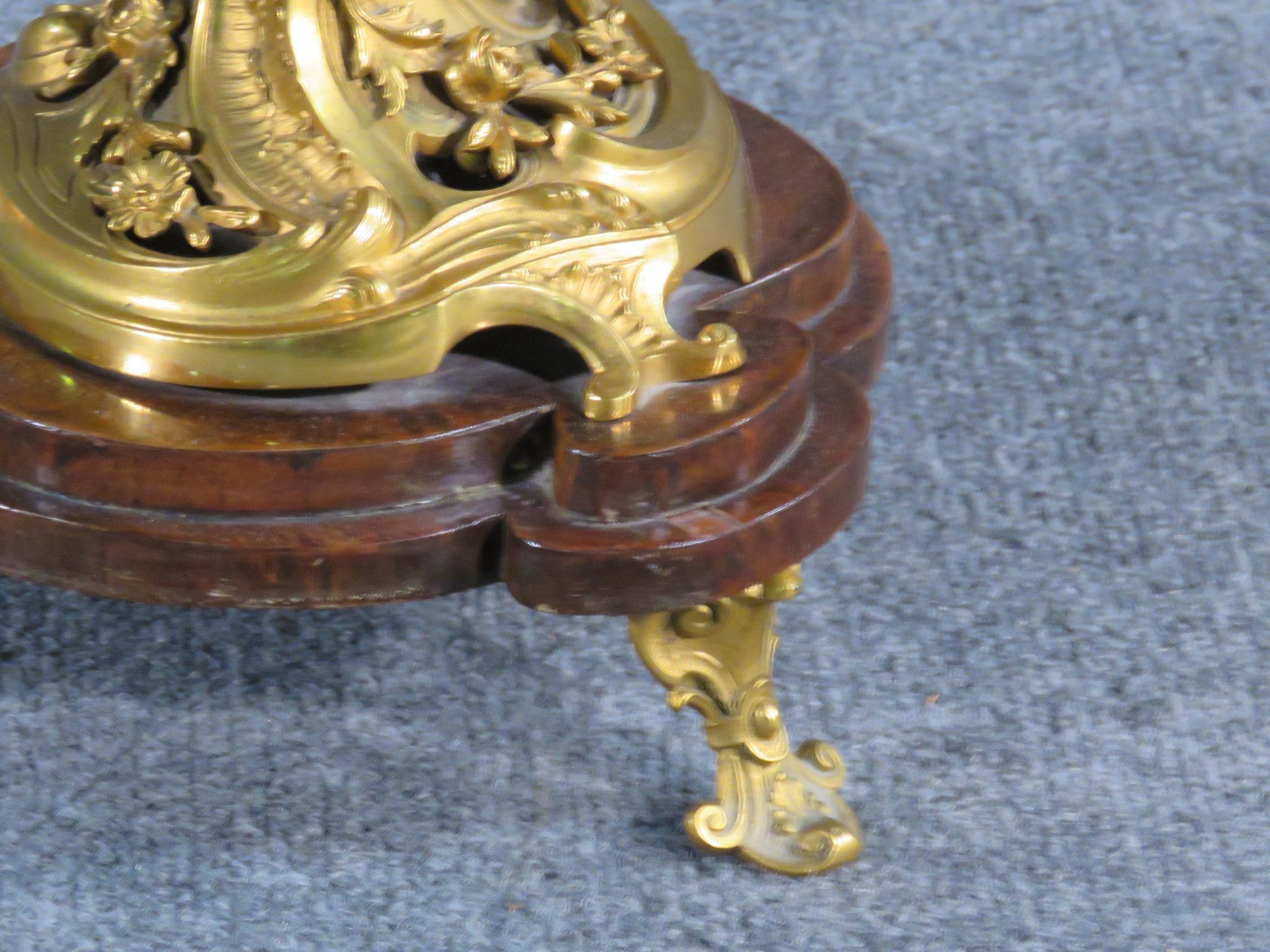 Francois Linke Attributed Bronze Petite Jewelry Vitrine Display Table C1880s In Good Condition In Swedesboro, NJ