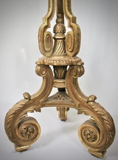 Francois Linke Giltwood Torchère