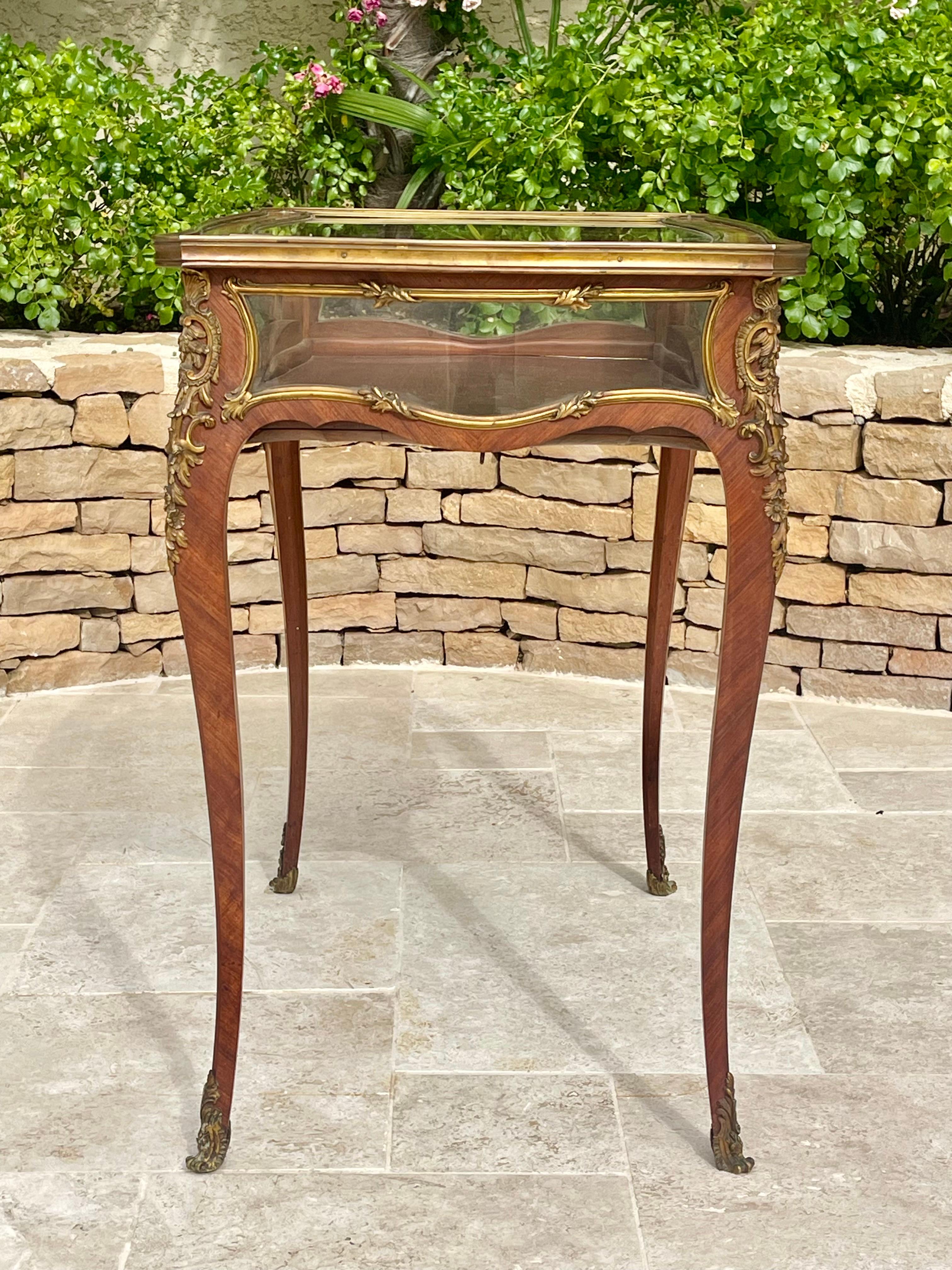François Linke - Louis XV Style Vitrine Table 7