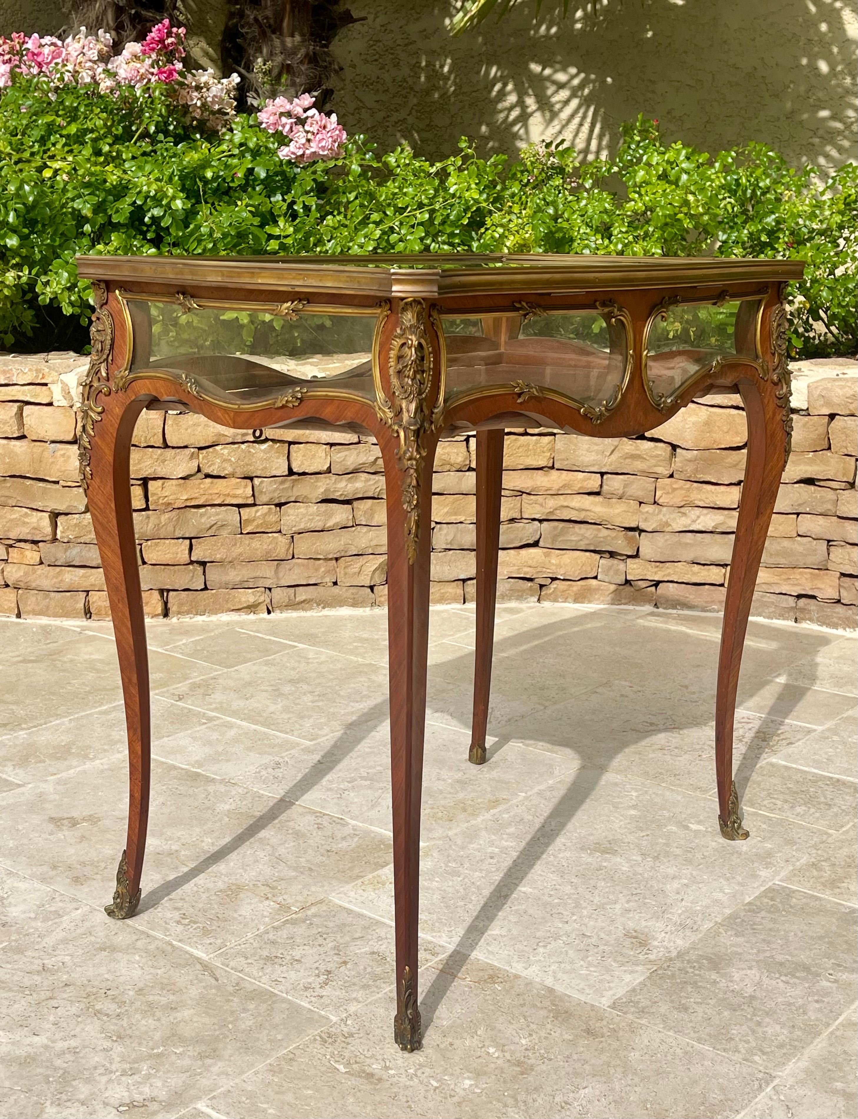 François Linke - Louis XV Style Vitrine Table 8