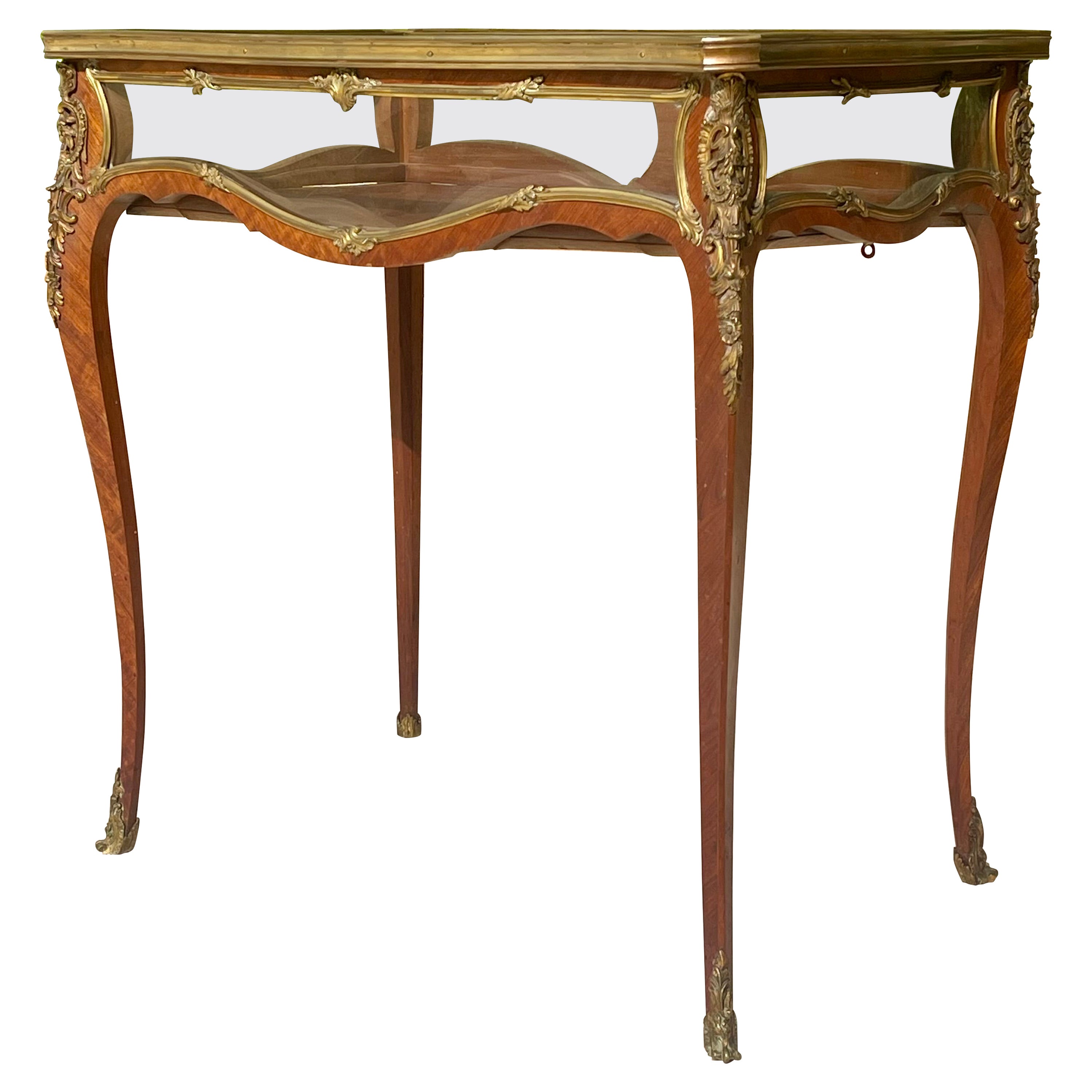 François Linke - Louis XV Style Vitrine Table
