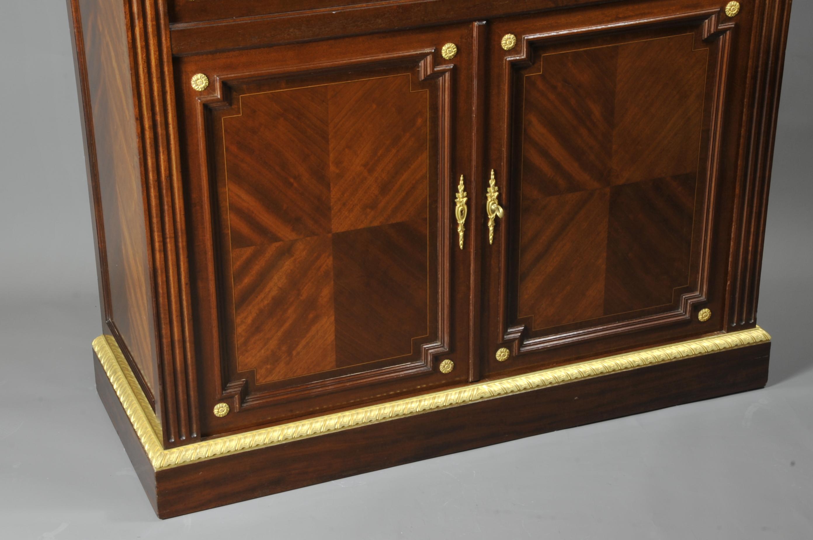 French François Linke, Ormolu and Mahogany Secretaire After Riesener  For Sale