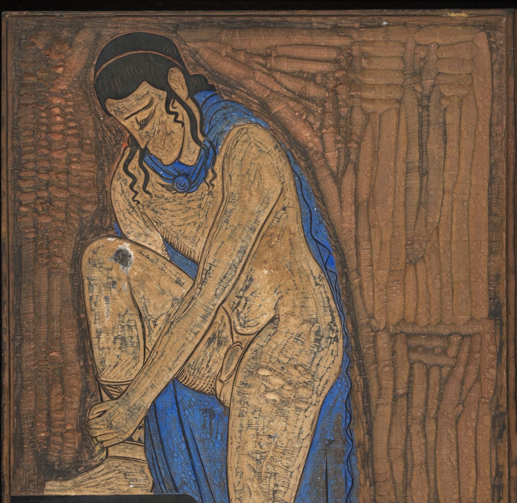  Illustration für Homers Odyssee (Art déco), Painting, von François-Louis Schmied