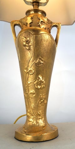 François Madurell Dore Bronze Art Nouveau Table Lamp