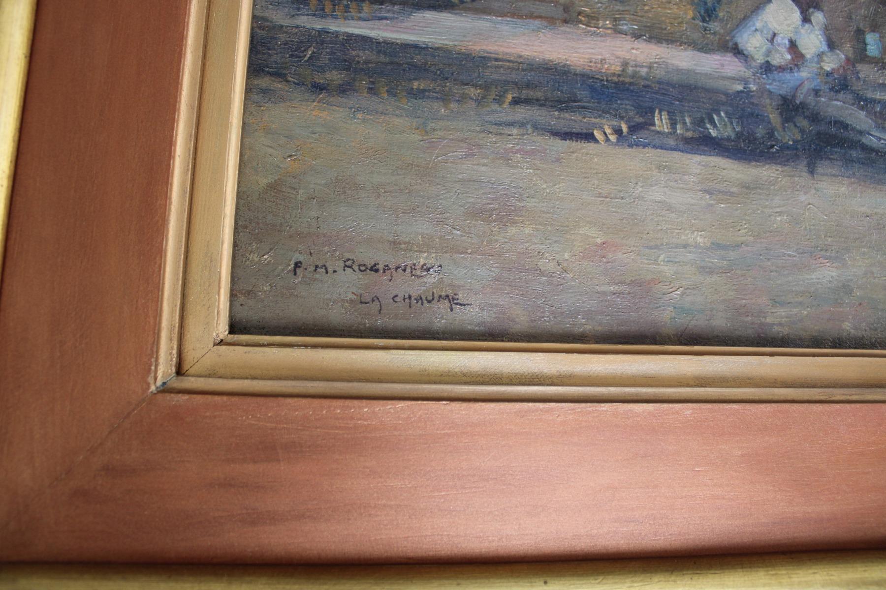 Der Hafen von Chaume. Öl auf Leinwand, 33x41 cm, Öl
