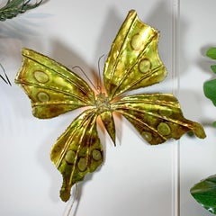 Francois Melin Illuminated Brutalist Butterfly Sculpture