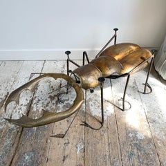 Francois Melin Stag Beetle Table, 1970