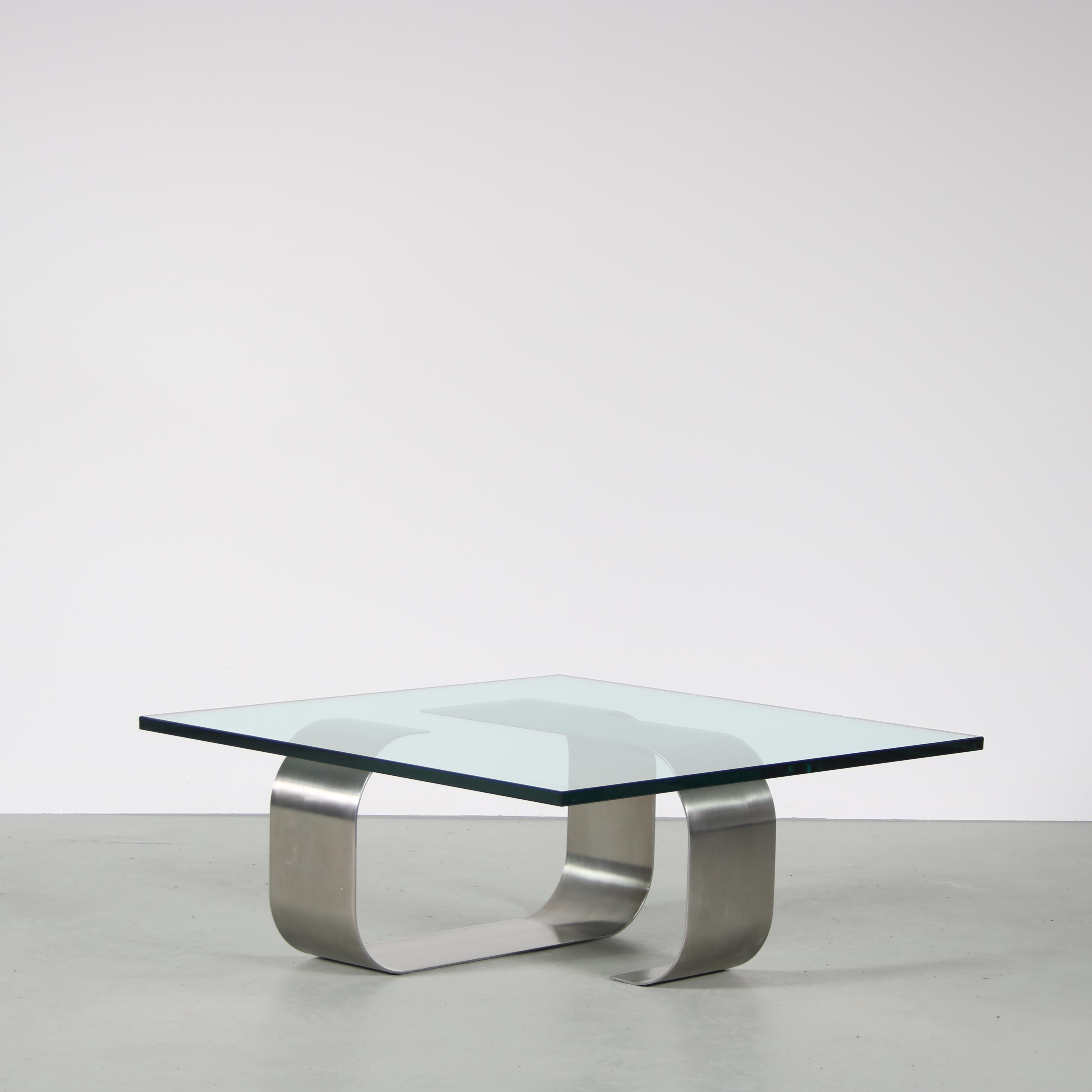 Francois Monnet Coffee Table for Kappa, France 1970 1