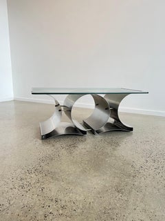 Table basse Francois Monnet pour Kappa, années 1970