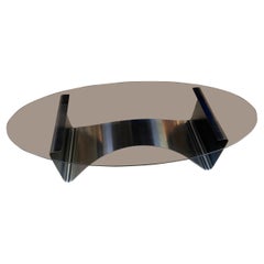 Francois Monnet, Oval Coffee Table, 1975