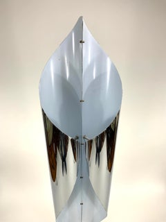 Francois Monnet Sculptural Chrome Floor Lamp for KAPPA France, 1970’s
