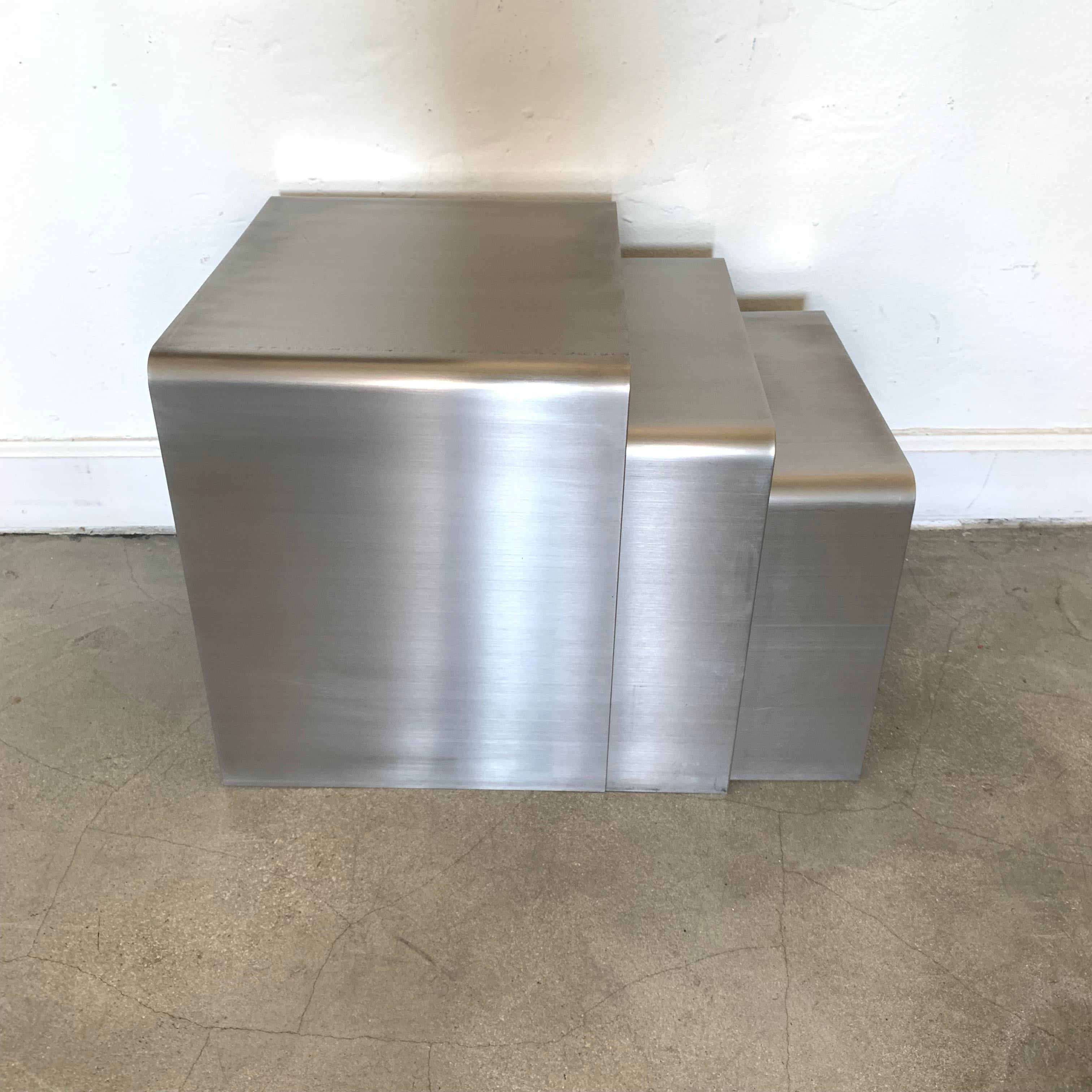 waterfall nesting tables