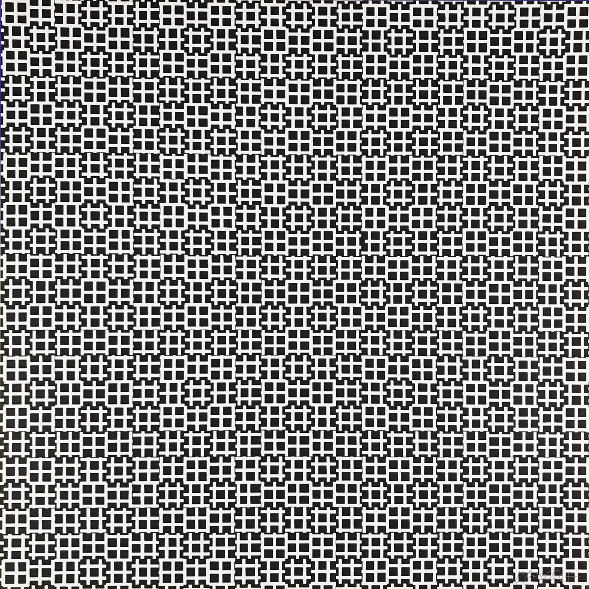 François Morellet, Trames: Portfolio of 8 Signed Screenprints, Abstract Art For Sale 1