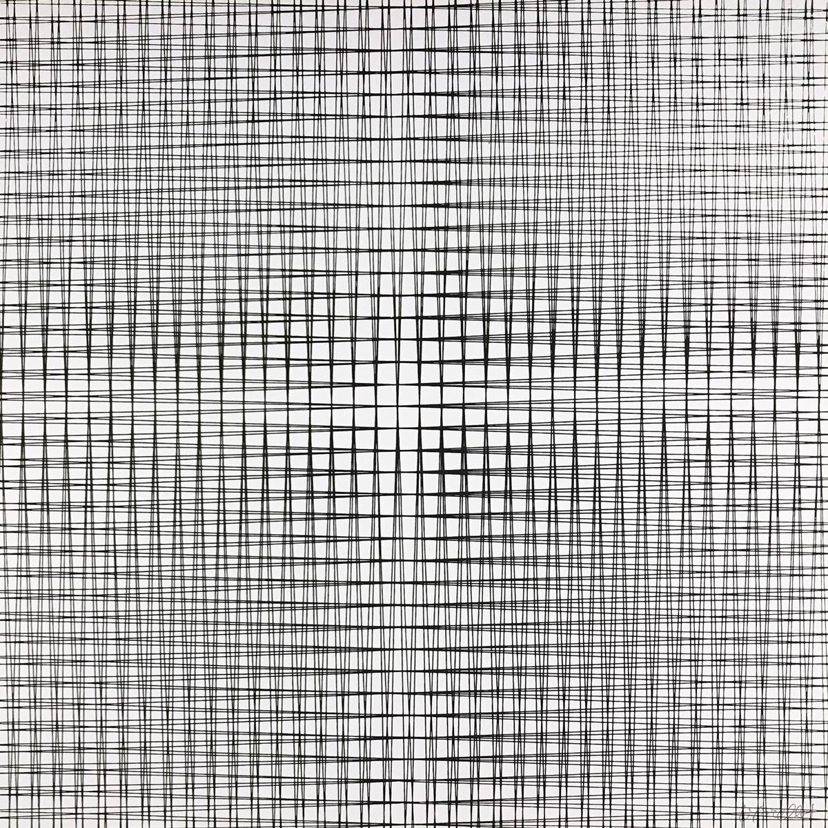 François Morellet, Trames: Portfolio of 8 Signed Screenprints, Abstract Art For Sale 3