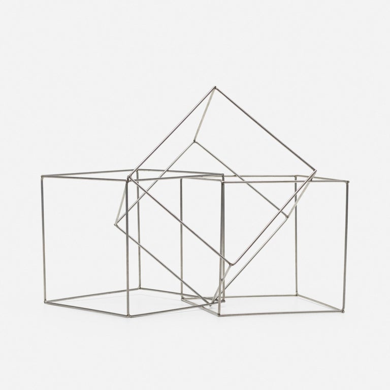 Francois Morellet - Trois cubes imbriqués For Sale at 1stDibs