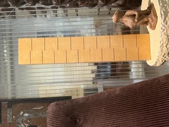 Francois Morellet, Zwei Interferenz Schnitte, minimal sculpture, signed & dated