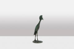 François Pompon. “Grue Couronnée en marche”, bronze, 2006 print.