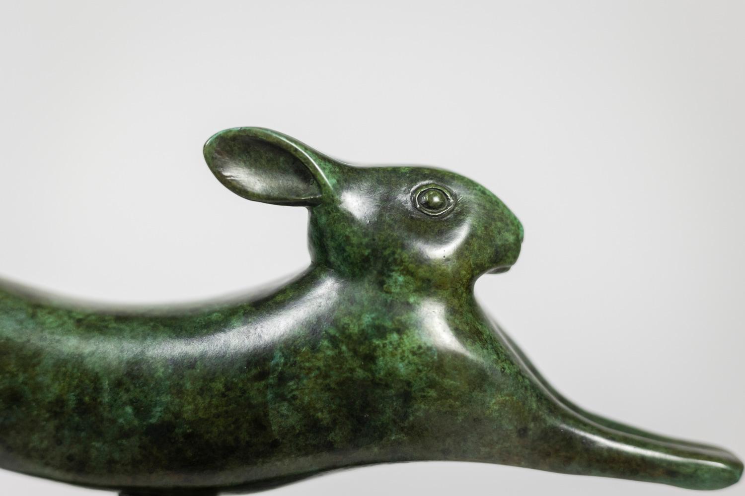 François Pompon. Lapin courant, bronze, 2006 impression en vente 8