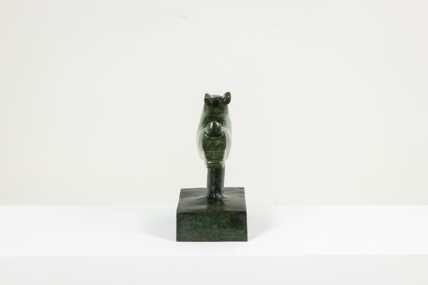 XXIe siècle et contemporain François Pompon. Lapin courant, bronze, 2006 impression