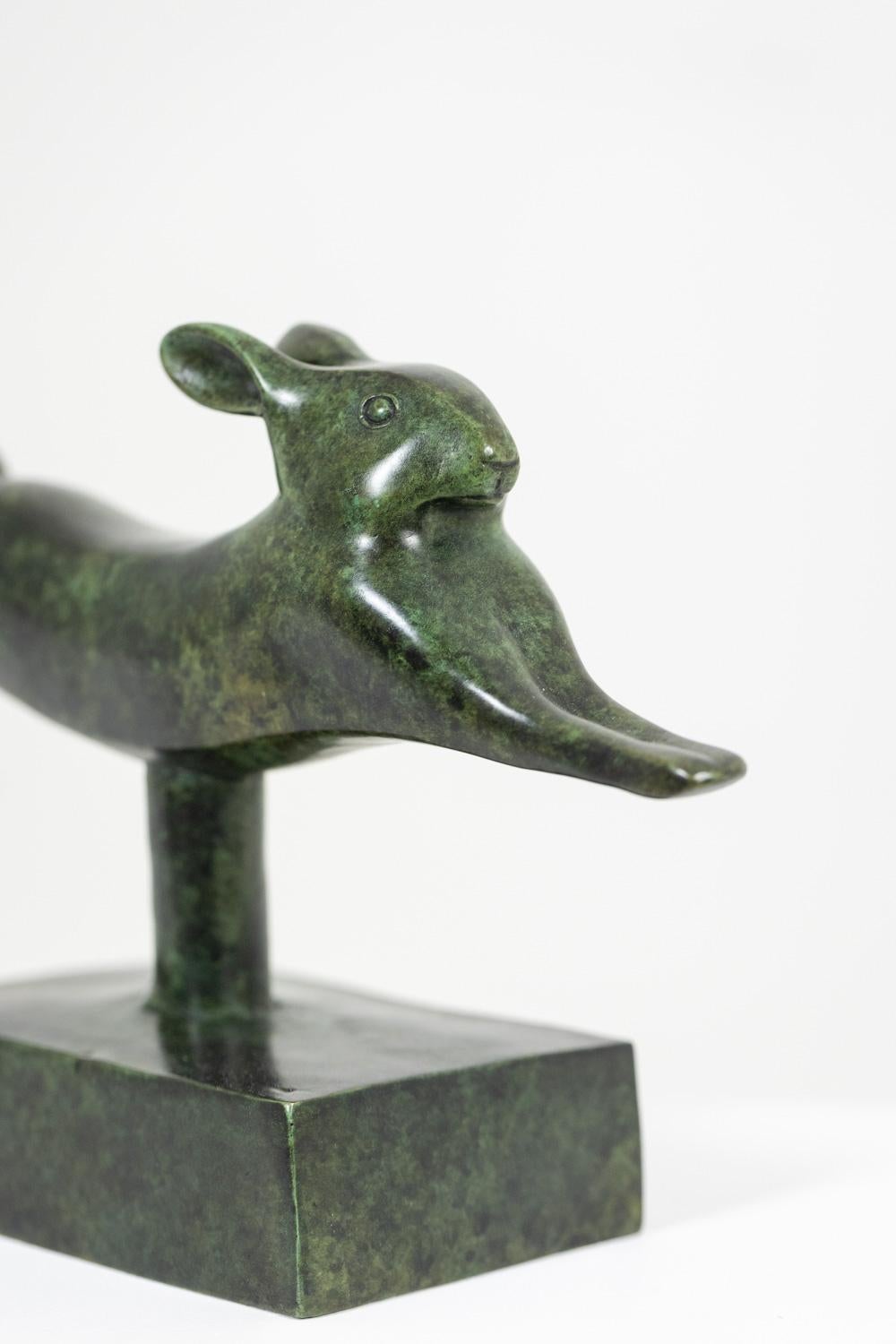 François Pompon. Lapin courant, bronze, 2006 impression 1